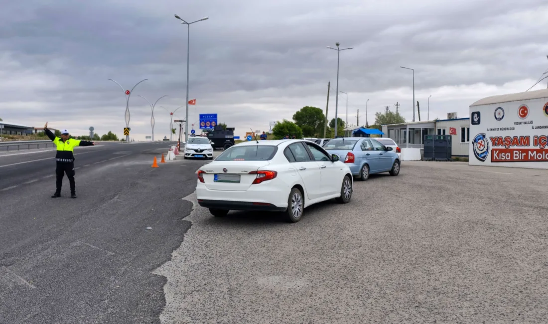 Yozgat İl Emniyet Müdürlüğü tarafından yapılan trafik uygulamalarında modifiyeli araçlar,