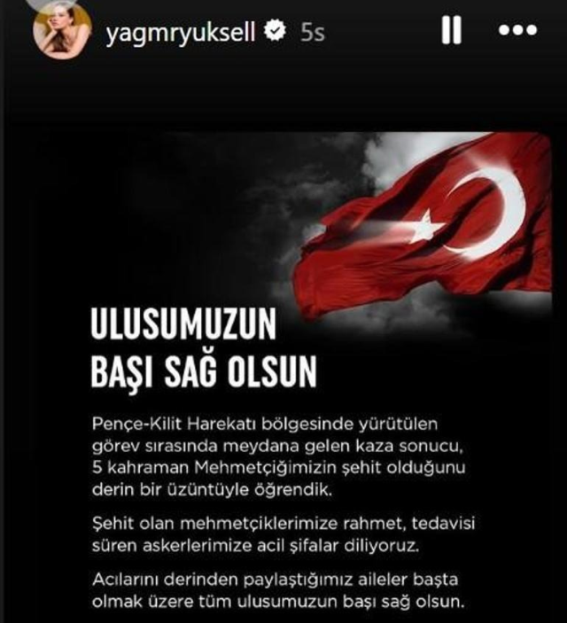 Şehit haberleri yürek dağladı! Ünlü isimlerden taziye mesajları yağdı