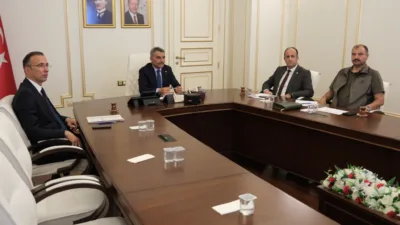 Yozgat Valisi Mehmet Ali Özkan, İçişleri Bakanı Ali Yerlikaya başkanlığında