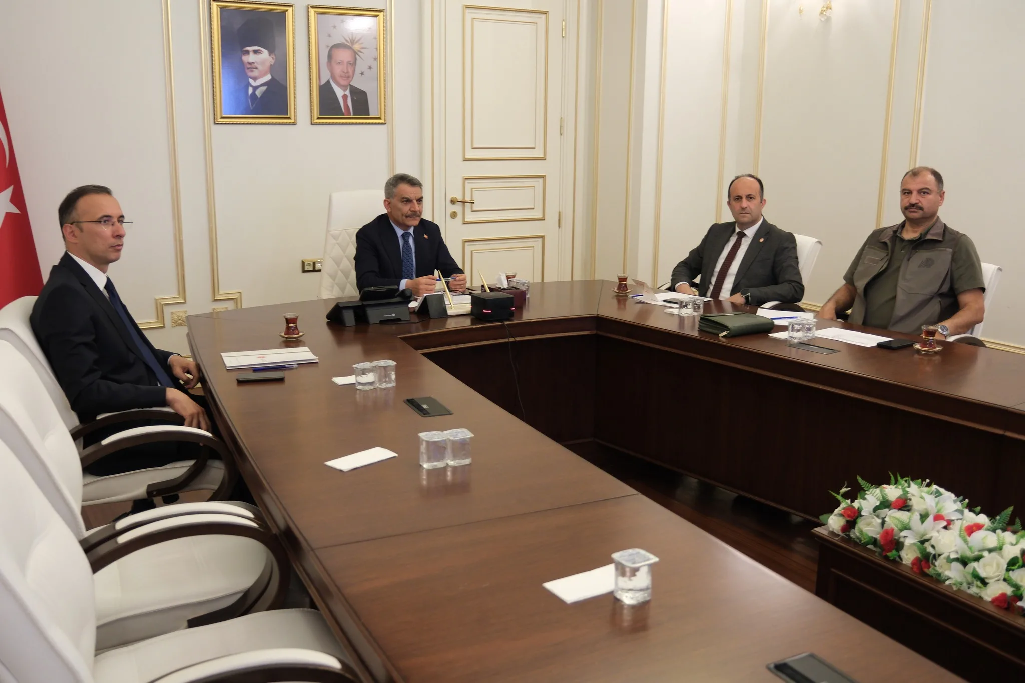 Yozgat Valisi Mehmet Ali Özkan, İçişleri Bakanı Ali Yerlikaya başkanlığında