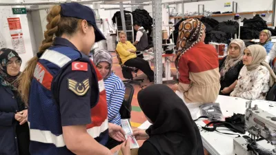 Yerköy Organize Sanayi Bölgesi'nde çalışan kadın ve erkek personele yönelik