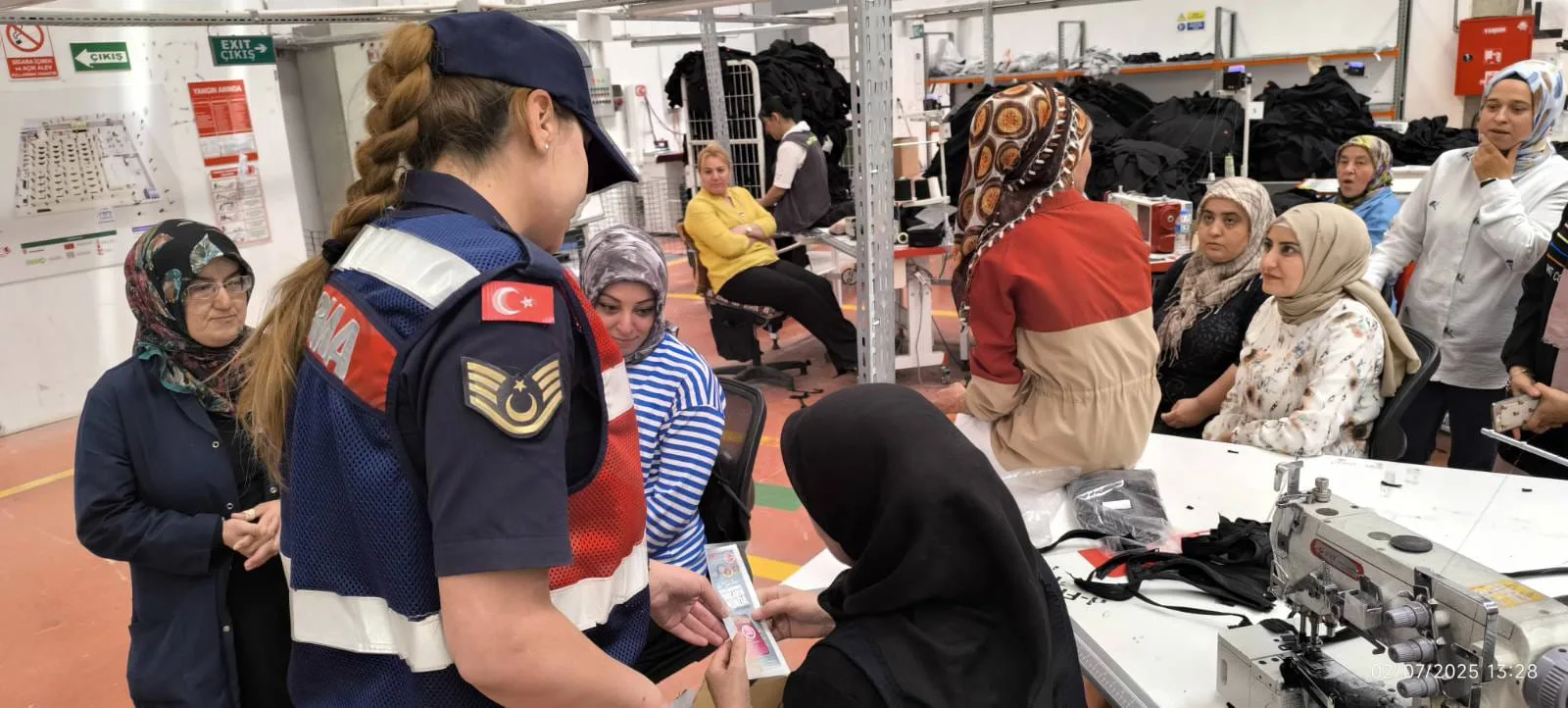 Yerköy Organize Sanayi Bölgesi'nde çalışan kadın ve erkek personele yönelik