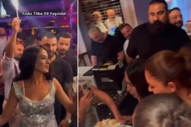 Yıldız Tilbe yeni yaşını sahnede kutladı