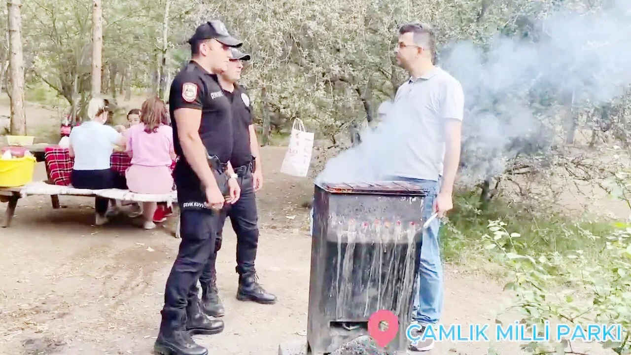 Yozgat İl Emniyet Müdürlüğü, yaz mevsimiyle birlikte Çamlık Milli Parkı’nda