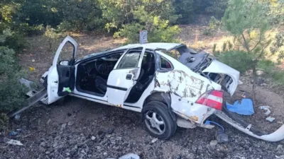 Yozgat’ın Akdağmadeni ilçesine bağlı Gökdere köyü yakınlarında iki aracın çarpışması