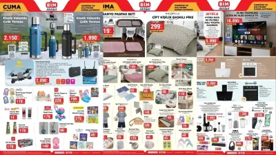 BİM’in 12-15 Ağustos 2025 tarihleri arasında raflarda satışa sunacağı aktüel