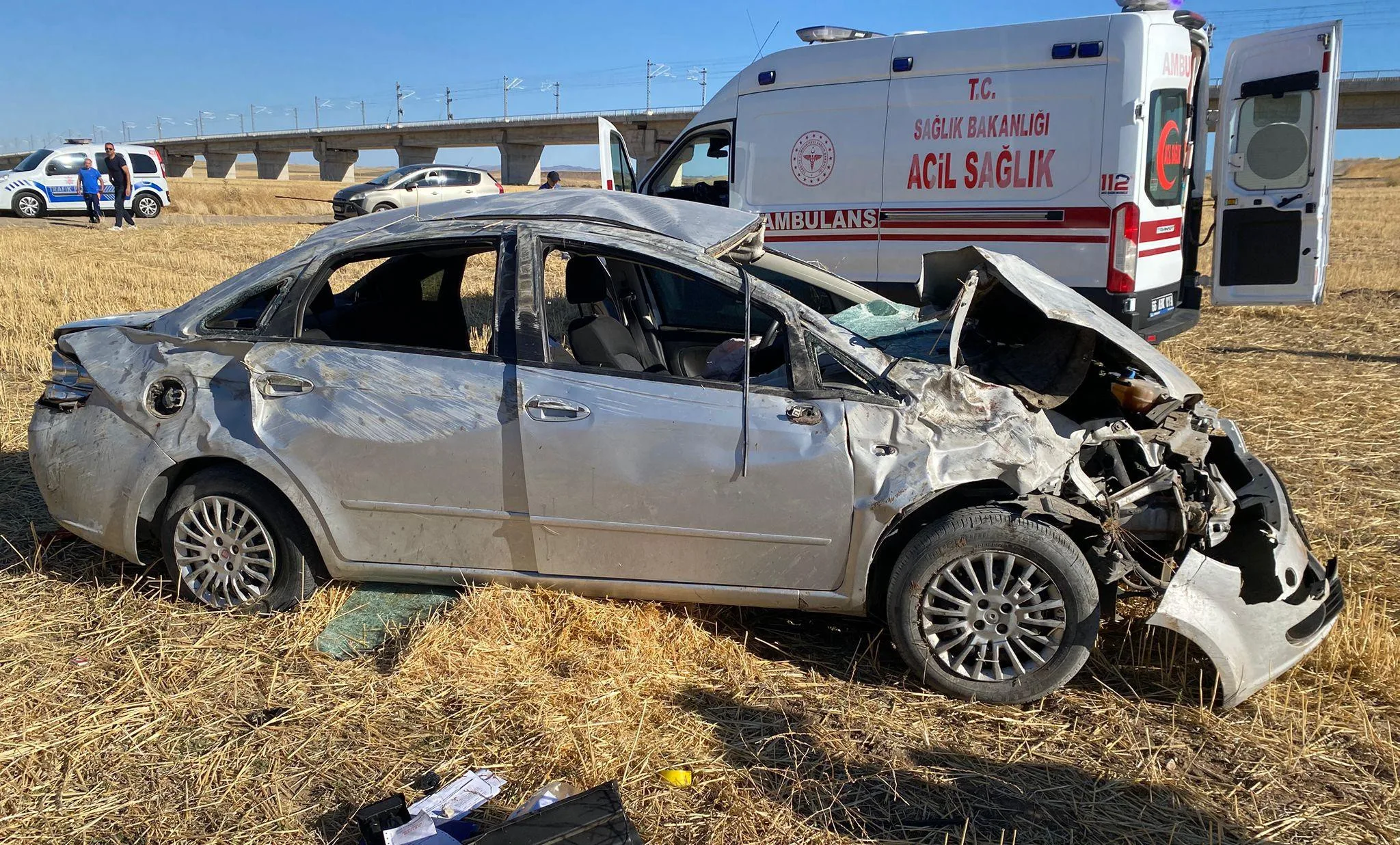 Yerköy ilçemizde meydana gelen trafik kazasında bir kişi hayatını kaybederken,