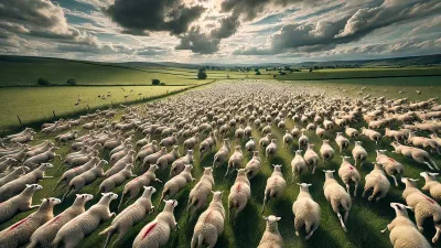 Rüyada koyun sürüsünün kaçtığını görmek, rüya sahibinin fırsatları değerlendirememe, maddi