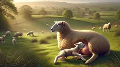 Rüyada koyun doğurduğunu görmek, büyük bir hayra işaret eder. Koyunun