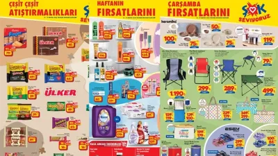 ŞOK marketlerinde 13 – 19 Ağustos tarihleri arasında geçerli olacak