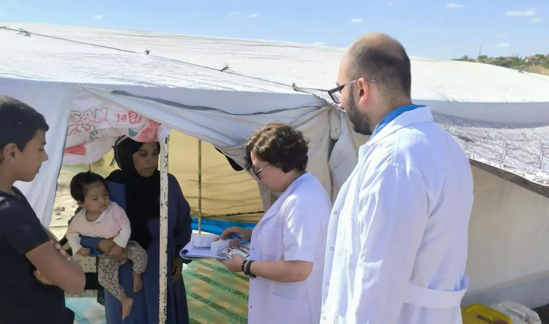 Çiçekdağı Toplum Sağlığı Merkezi personelleri, ilçeye bağlı Gölcük ve Köseli
