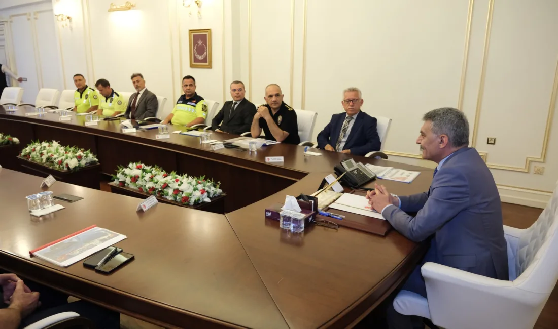  Yozgat’ta trafik düzeni ve güvenliğiyle ilgili kritik kararların alındığı