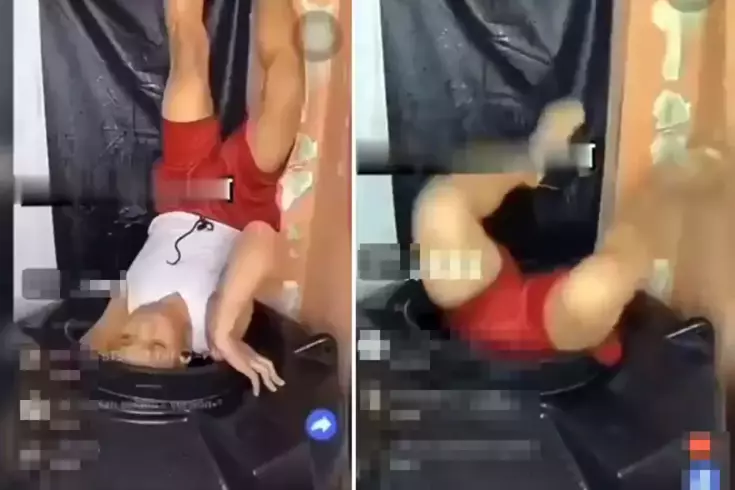 Yabancı bir ülkede sosyal medyada canlı yayın yapan bir genç,