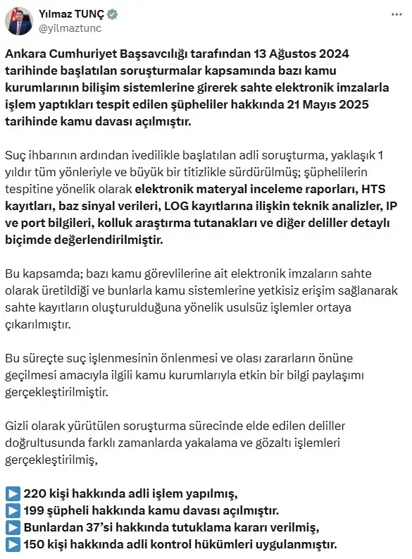 Türkiye'nin konuştuğu sahte diploma skandalında çok sayıda kişiye kamu davası