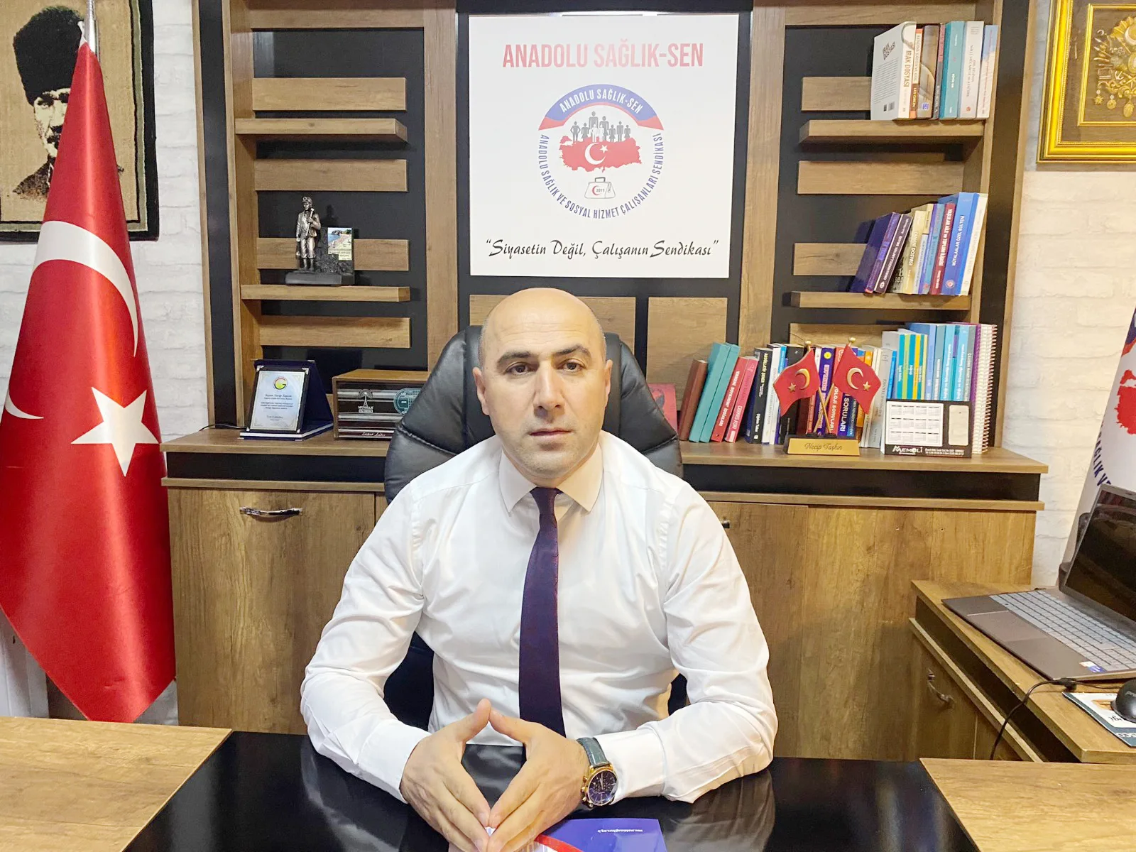  Anadolu Sağlık Sen Genel Başkanı Necip Taşkın, TÜİK’in açıkladığı