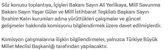 Tarihi komisyonun Meclis'teki ilk toplantısı sona erdi