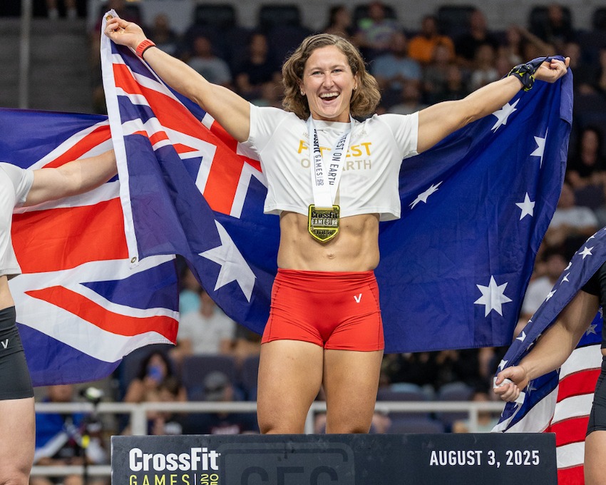 2025 CrossFit Oyunları'nda zafer kazanan Tia-Clair Toomey-Orr, kariyerindeki 8. şampiyonluğunu