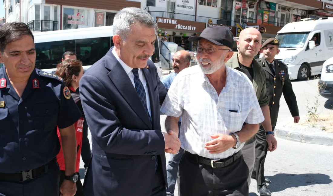 Yozgat Valisi Mehmet Ali Özkan, Köseoğlu Mahallesi Yunus Emre Caddesi’nde