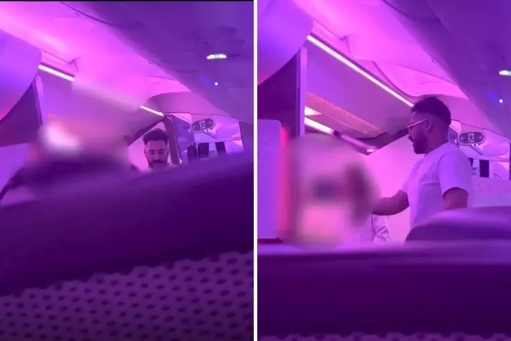 Virgin Atlantic uçuşunda 37 yaşındaki yolcu, hostese korkunç tehditlerde bulundu.