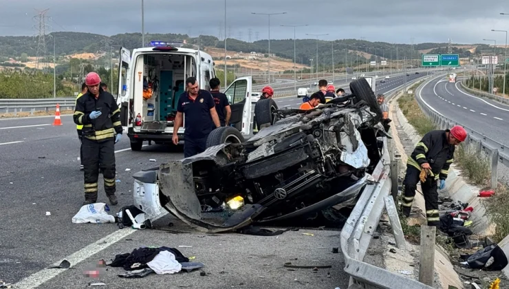  Avusturya’dan dönen Yozgatlı ailenin otomobili Kocaeli’de takla attı. Kazada
