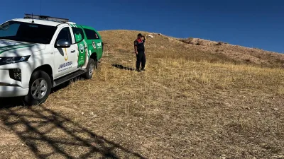 Yozgat'ta jandarma ekipleri, anız ve örtü yangınlarına karşı Yenipazar bölgesinde