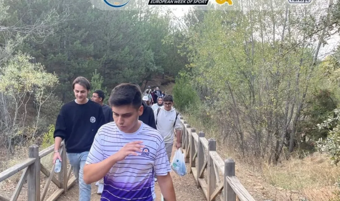 Yozgat Çamlığı'nda gerçekleştirilen doğa yürüyüşü ile Avrupa Spor Haftası, sağlıklı