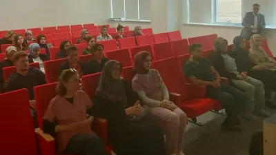 Yerköy Devlet Hastanesi’nde, Gebe Okulu Sorumlusu Ebe Nermin Çağlayan tarafından