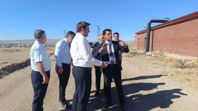 DSİ 12. Bölge Müdürü Rahmi Şahin, Yerköy Kaymakamı Mehmet Halis