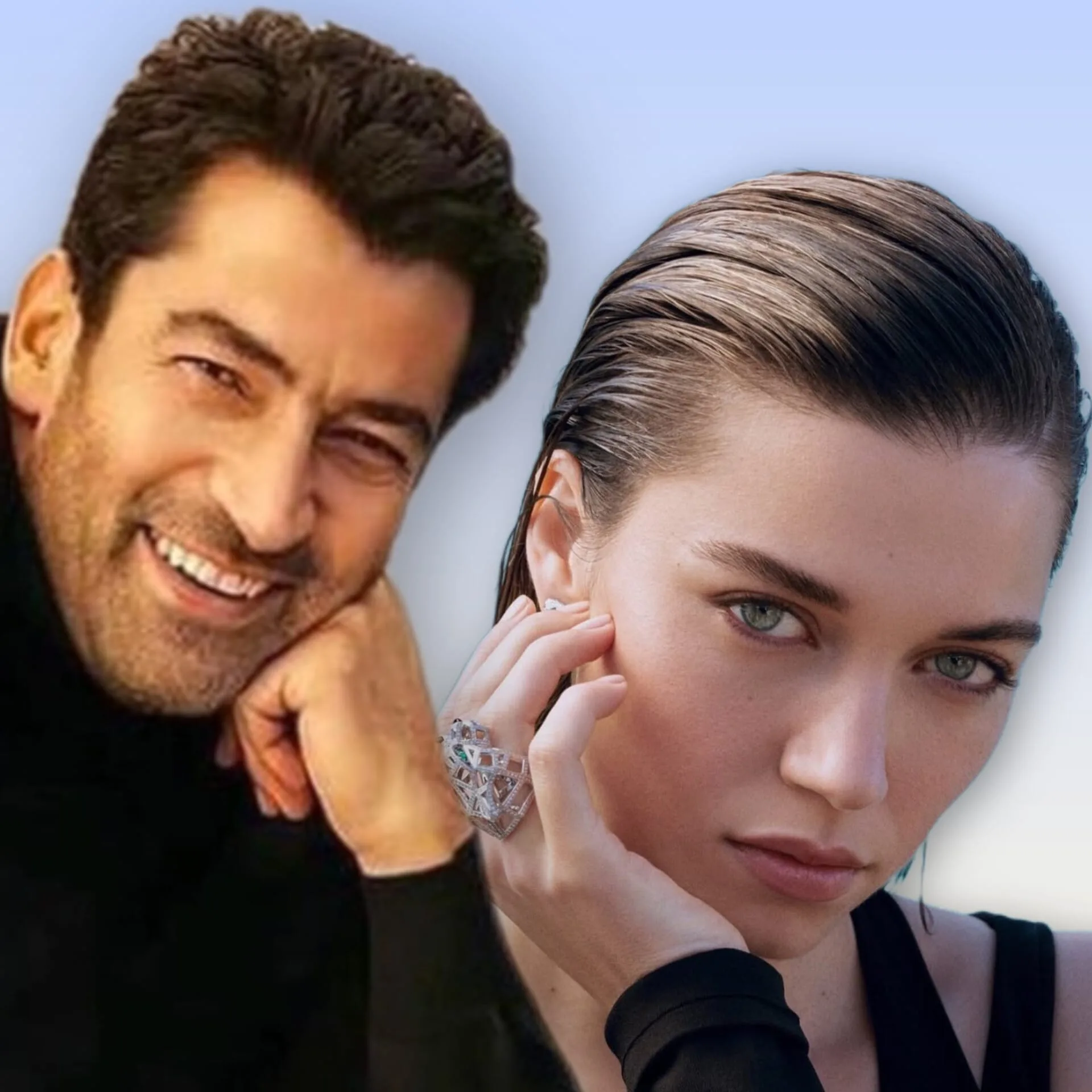 Kenan İmirzalıoğlu ve Afra Saraçoğlu Hafta Ortası Tanıtım Çekimi İçin