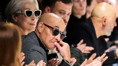 Meryl Streep ve Stanley Tucci Milano Dolce Gabbana Defilesinde! Meryl