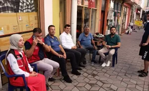 Yerköy ilçesi Kaymakamı Mehmet Halis Aydın, ilçede ikamet eden Kıbrıs