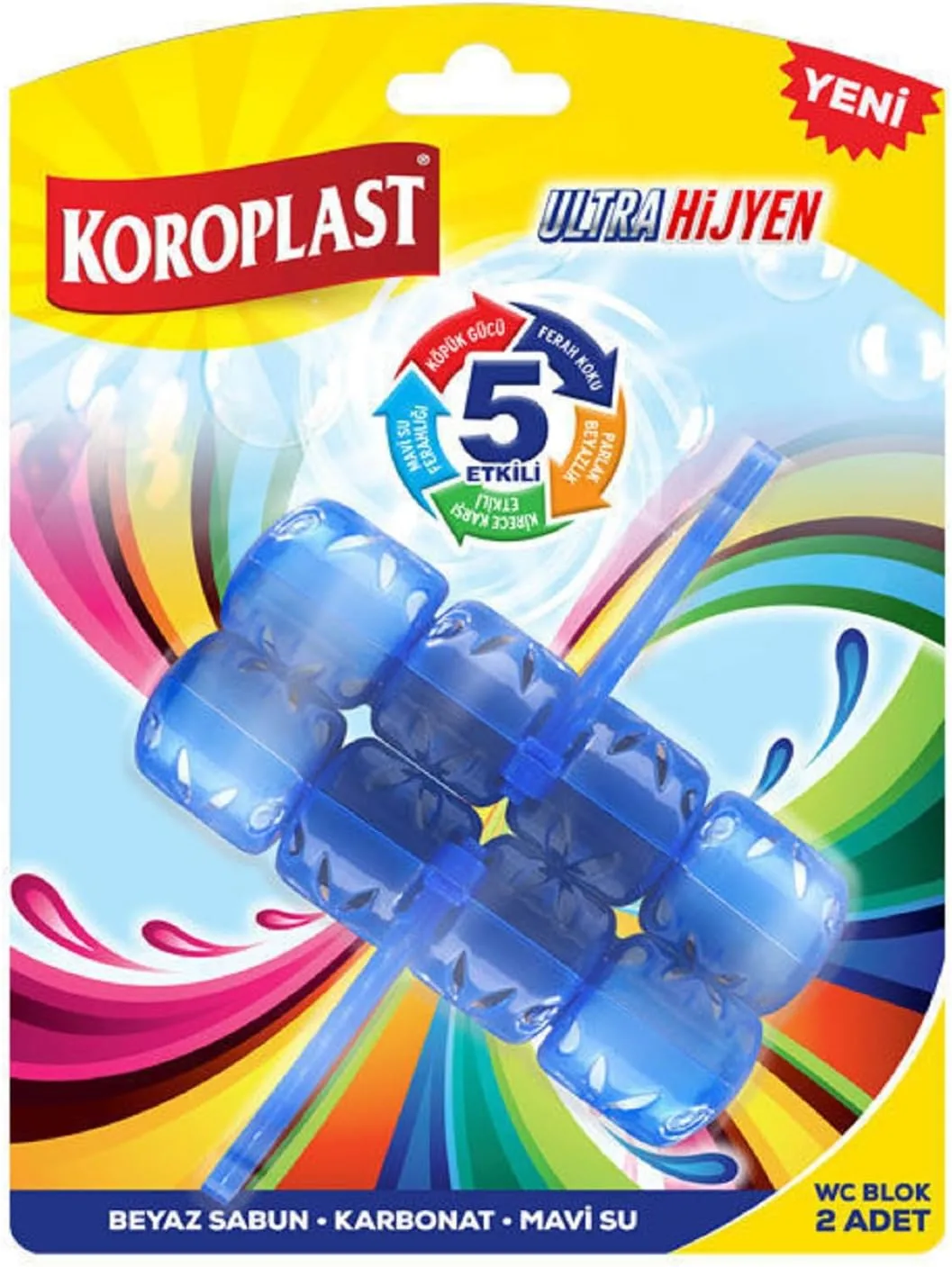 Koroplast 5 Etkili WC Blok: Tuvaletlerinizde Mükemmel Temizlik ve Hijyen