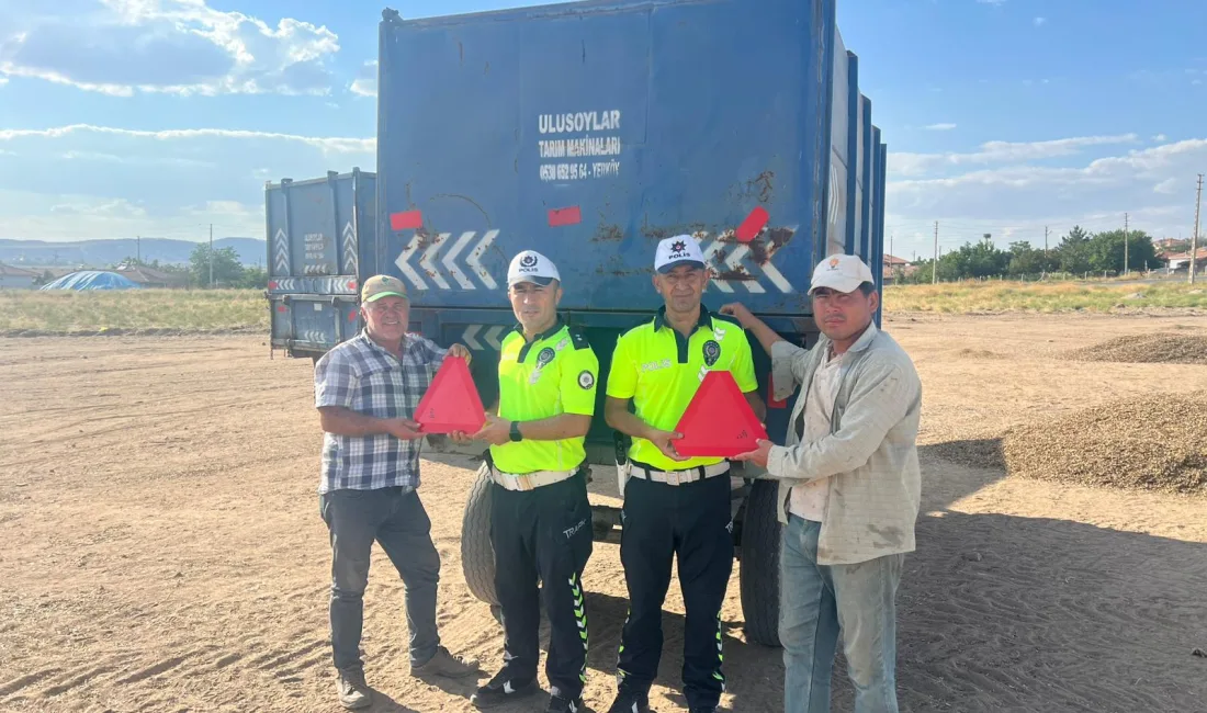 Yerköy Bölge Trafik Denetleme İstasyon Amirliği ekipleri, Ziraat Odası katkısıyla