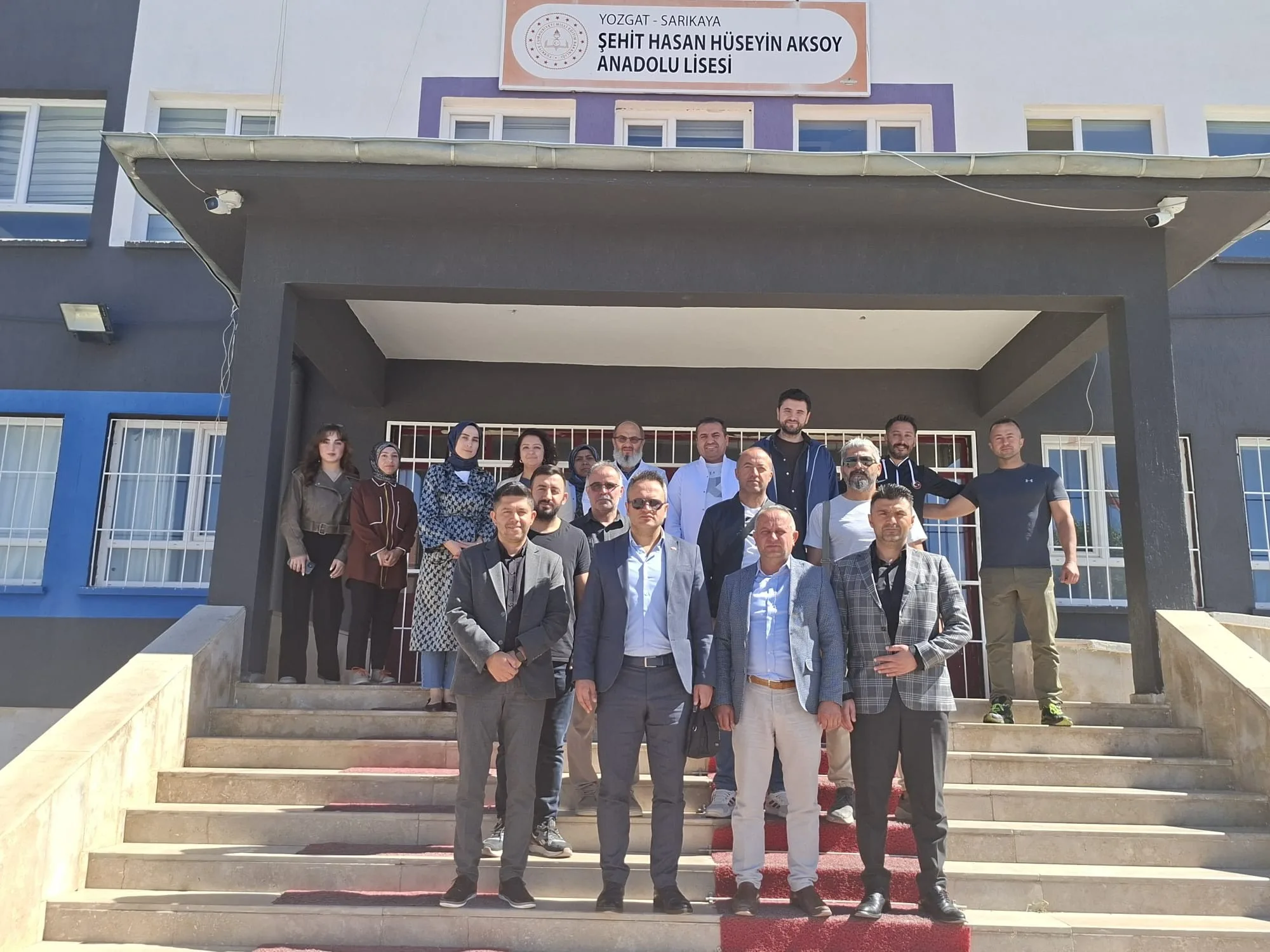 Sarıkaya İlçe Milli Eğitim Müdürü Cüneyt Yoldaş ve Şube Müdürü