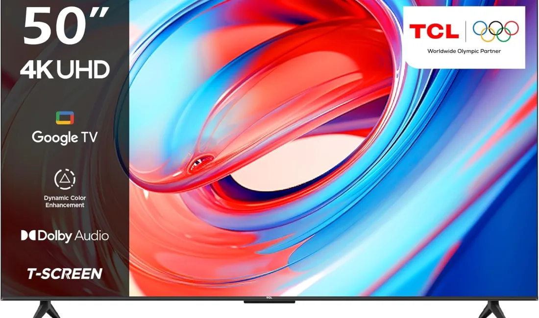 TCL50V6BGTV 4K UHD 50INC GOOGLE TV TCL, yeni 50 inçlik