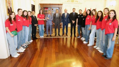 Yozgat GSK Kadın Hentbol Takımı, yeni sezon öncesi Yozgat Valisi