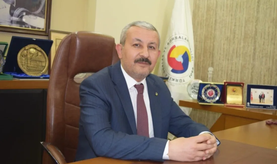 Yozgat Ticaret ve Sanayi Odası (YTSO) Başkanı Taylan Alakoç, Vergi