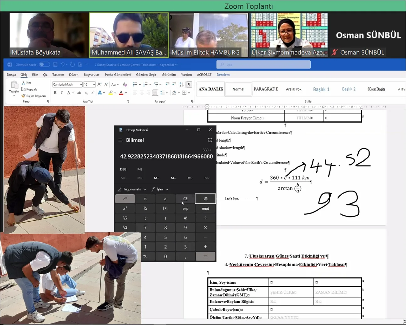 Gazi Üniversitesi'nin öncülüğünde düzenlenen "Geleneksel 8. Güneş Saati" ve "5.
