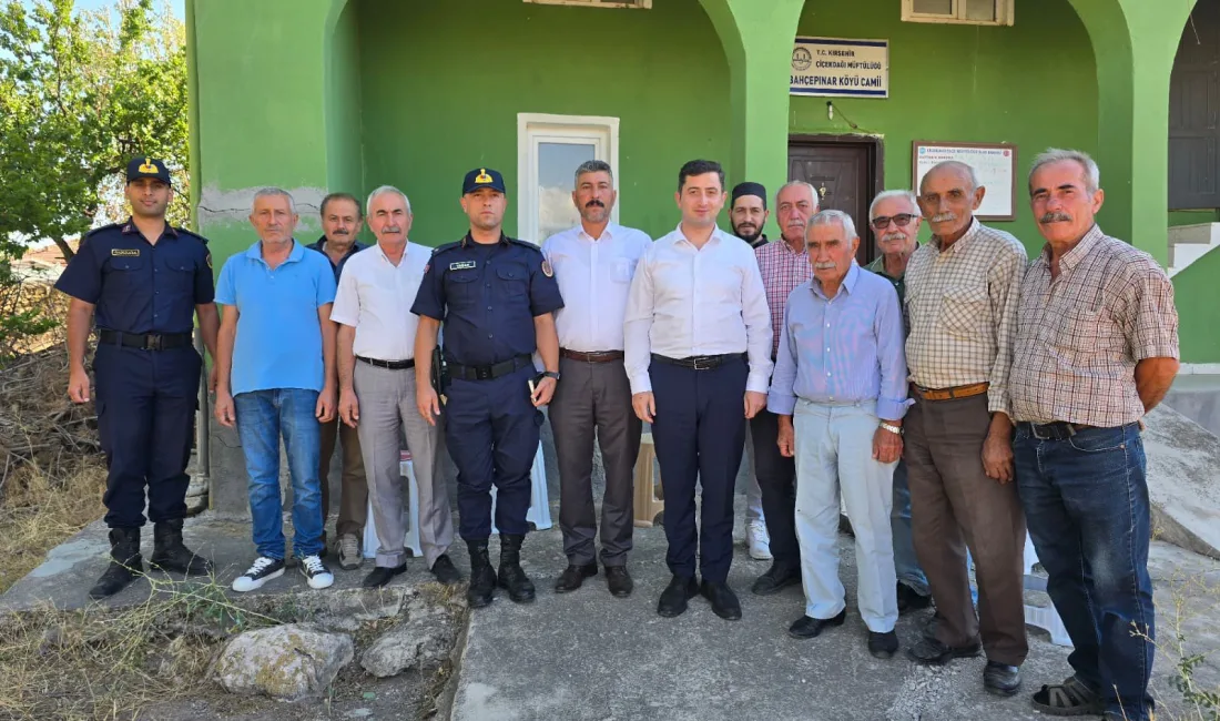 Kaymakam Murat Görmüş, Doğankaş, Çanakpınar, Bahçepınar ve Beşikli köylerini ziyaret