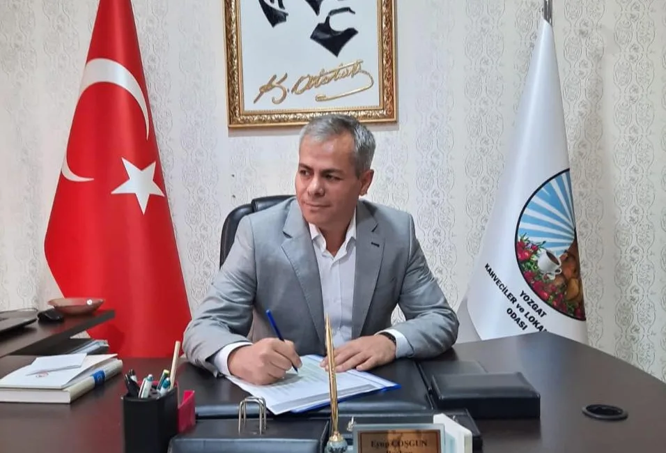 Yozgat Lokantacılar ve Kahveciler Esnaf Odası Başkanı Eyüp Coşgun, yeme-içme