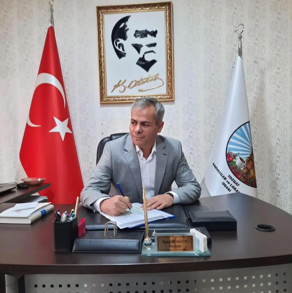 Yozgat Lokantacılar ve Kahveciler Esnaf Odası Başkanı Eyüp Coşgun, yeme-içme