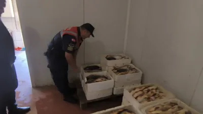 Yozgat İl Jandarma Komutanlığı, Sarıkaya ilçesinde gerçekleştirilen denetimlerle, iç sularda