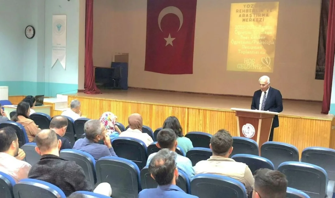 Yozgat’ta Rehberlik Çalışmaları Devam Ediyor Yozgat’ta 2025-2026 eğitim yılı için rehberlik çalışmaları başladı. Yapılan toplantıda,