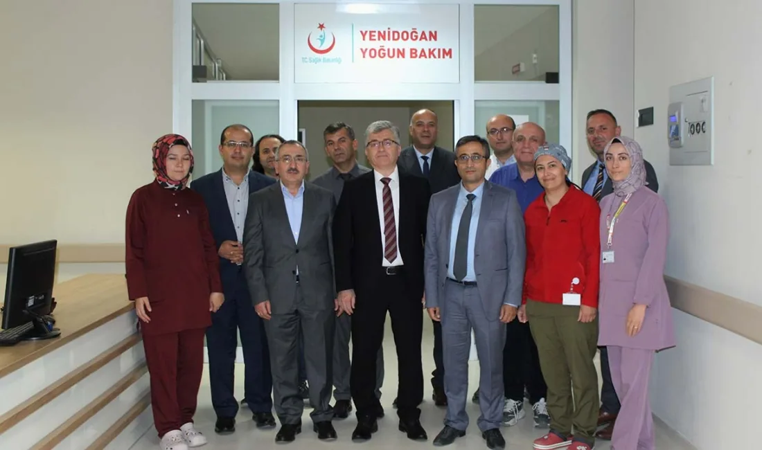 Yozgat İl Sağlık Müdürü Dr. Mehmet Akif Karaarslan, beraberindeki heyetle