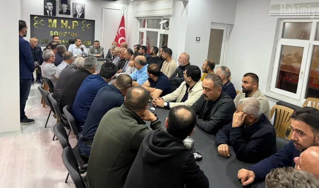 MHP Yozgat Milletvekili İbrahim Ethem Sedef, Sorgun İlçe Teşkilatı'nı ziyaret