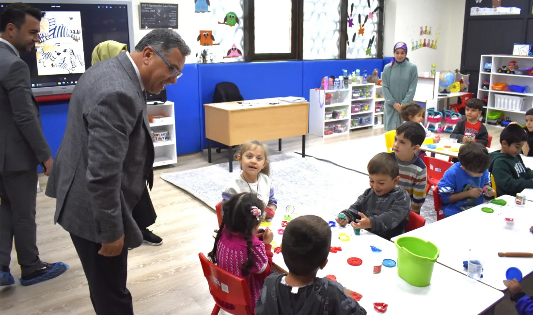 Yozgat İl Milli Eğitim Müdürü İsmail Altınkaynak, Valilik bünyesindeki anaokulunu