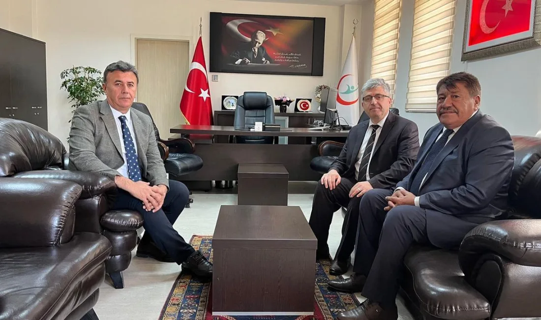 Kadışehri Belediye Başkanı Davut Karadavut ve Saraykent Belediye Başkanı Ahmet