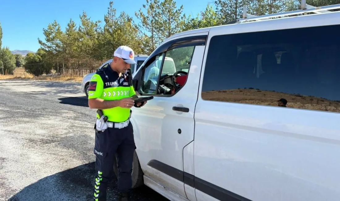 Çayıralan İlçe Jandarma Komutanlığı Trafik Jandarması, yük taşımacılığı yapan araçlar