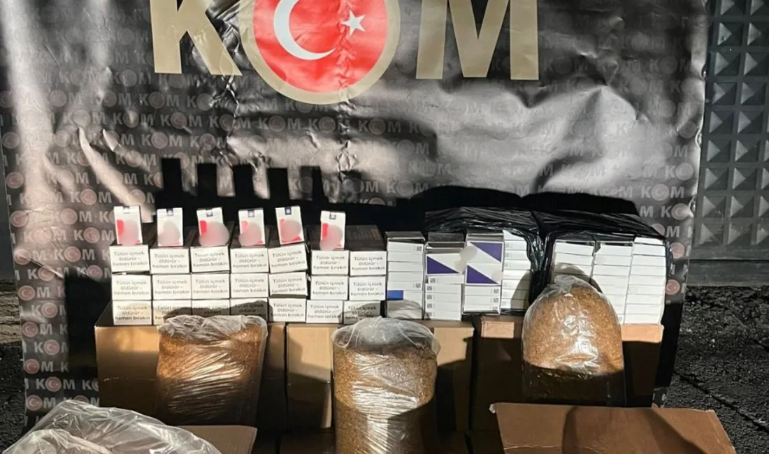 Yerköy’de gerçekleştirilen operasyonda 45 bin makaron ve 35 kilogram kaçak