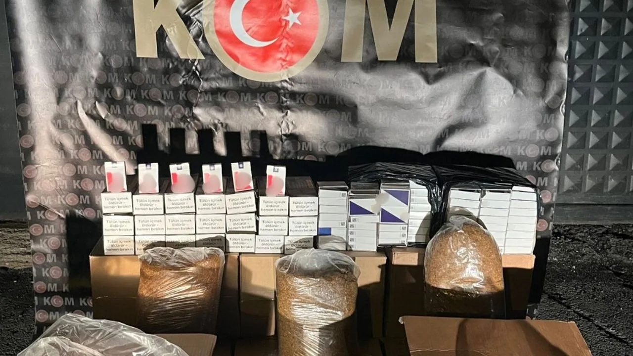 Yerköy’de gerçekleştirilen operasyonda 45 bin makaron ve 35 kilogram kaçak